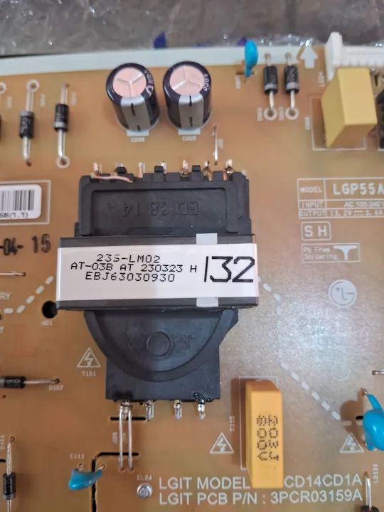 Placa da fonte e principal  da TV LG 55 polegadas  - Foto 4