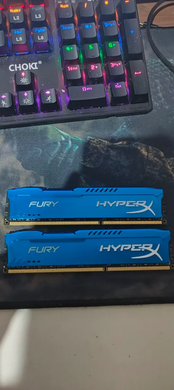 Memória RAM HyperX Fury 2x 4GB DDR3 1600MHz