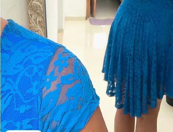 vestido mullet em renda,forrado - Foto 2