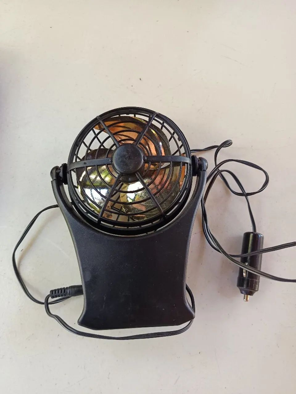 Antigo mini ventilador automotivo, 12v, mighty fan  - Foto 2