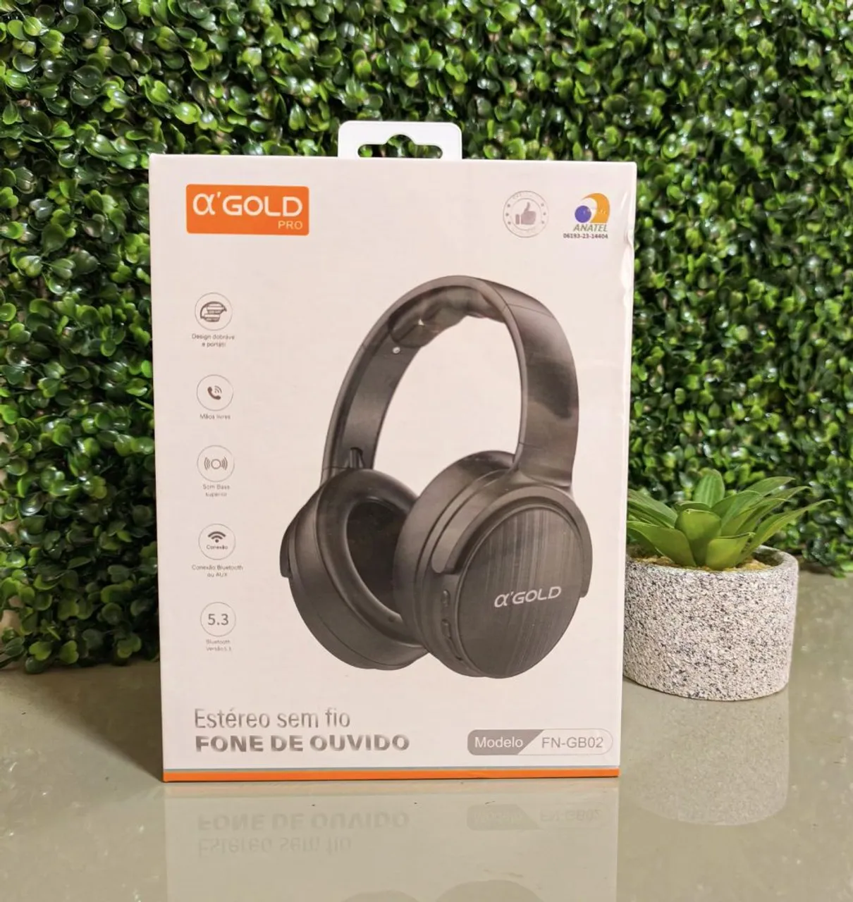 Fone de Ouvido Bluetooth A'Gold Pro FN-GB02