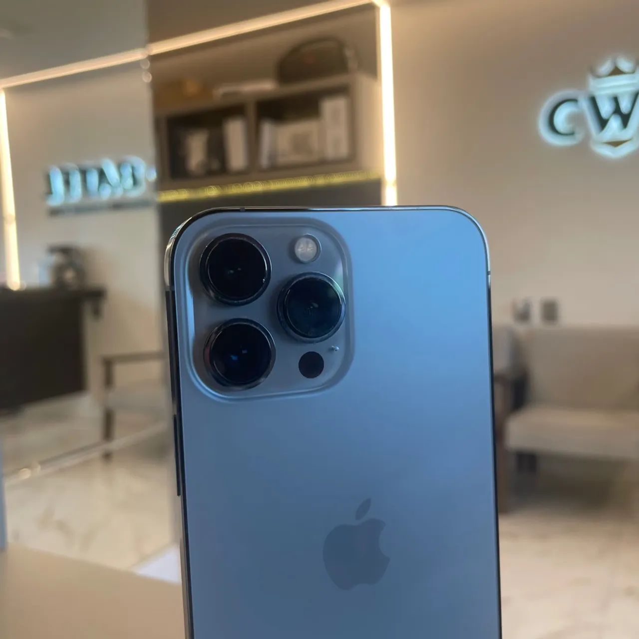 iPhone 13 Pro Max 256Gb Azul Usado  - Foto 4