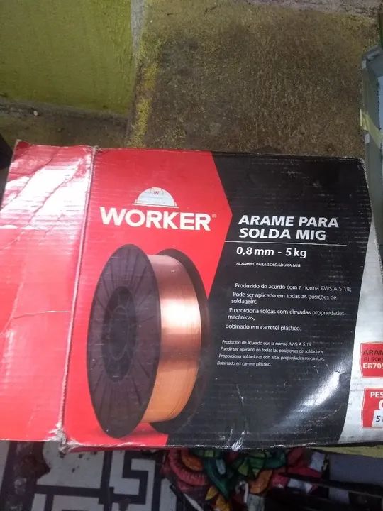 Arame para solda MiG 0.8mm 5k - Foto 2