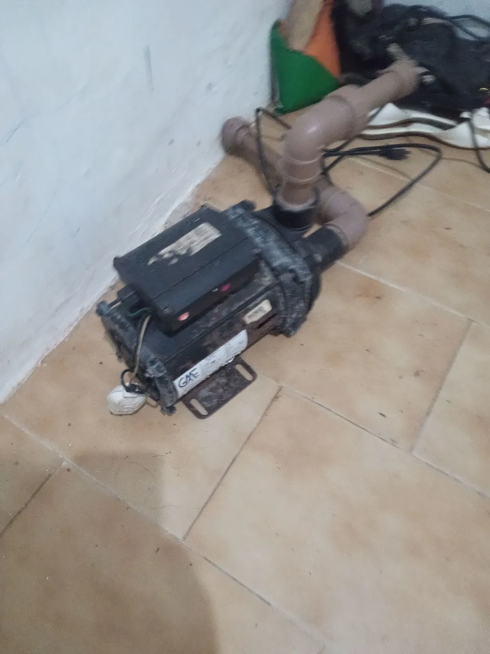 Bomba d'água com conexões de 1cavalo