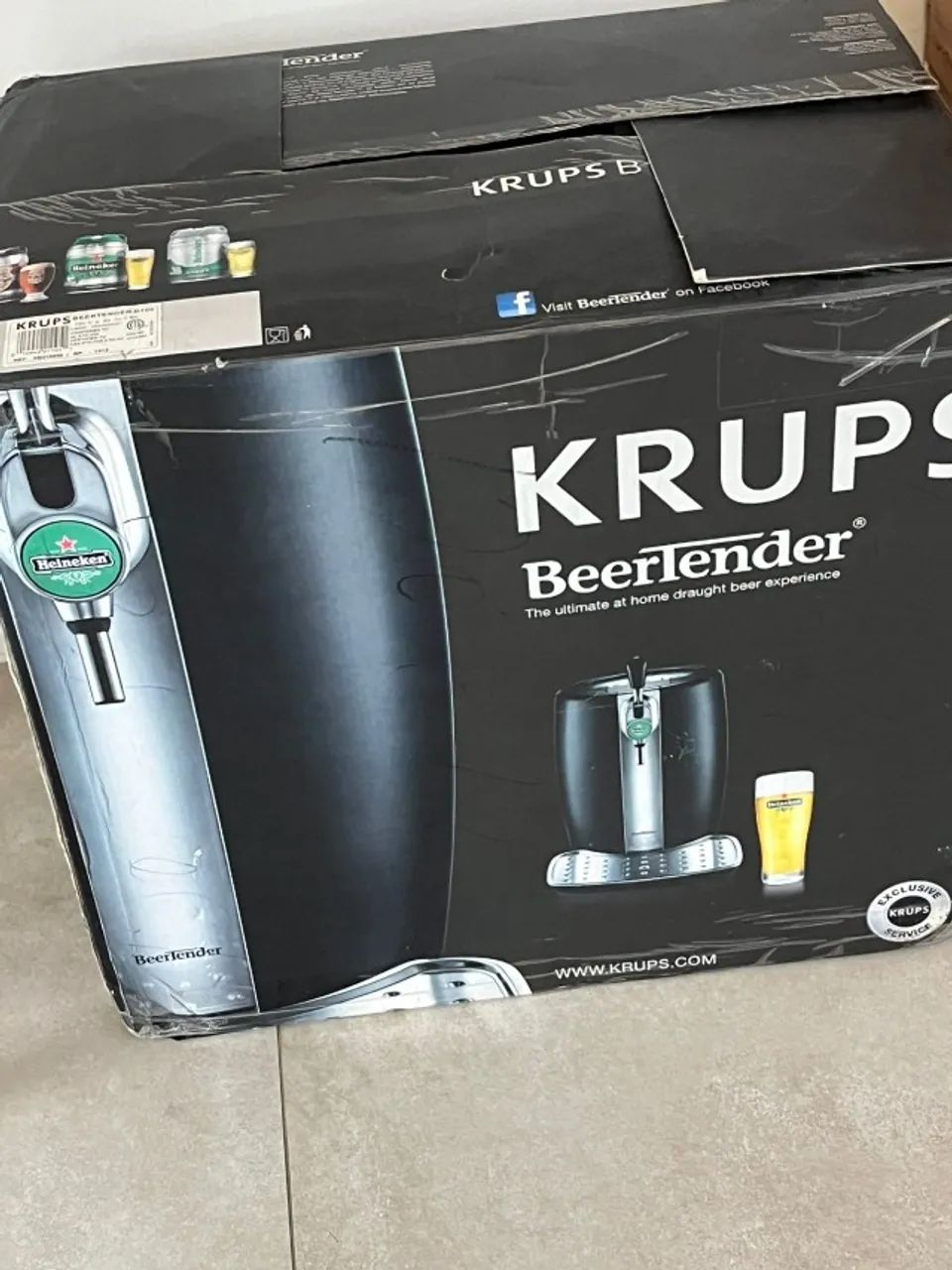 Cervejeira Krups para Barril da Heiniken e similares 