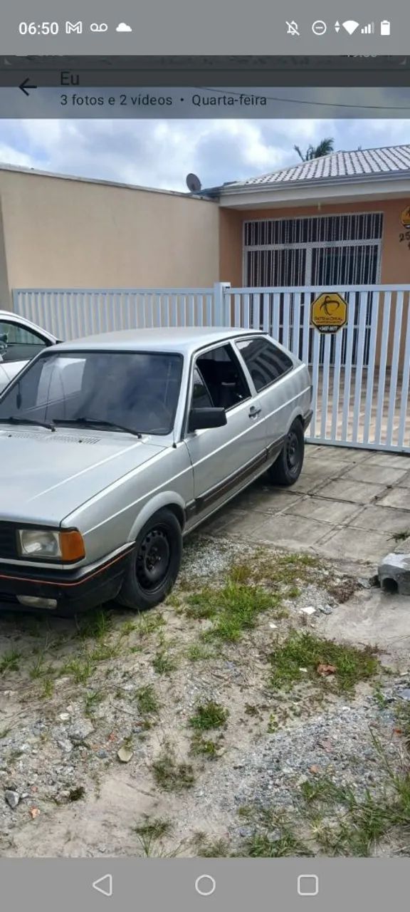 Gol 89. Carro lacrado 