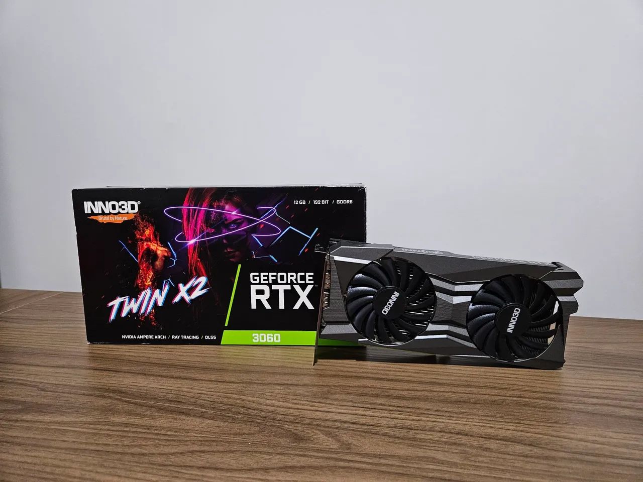 Placa de vídeo RTX 3060 Inno3D TWIN X2 12GB com Dual Fan - Excelente Estado!