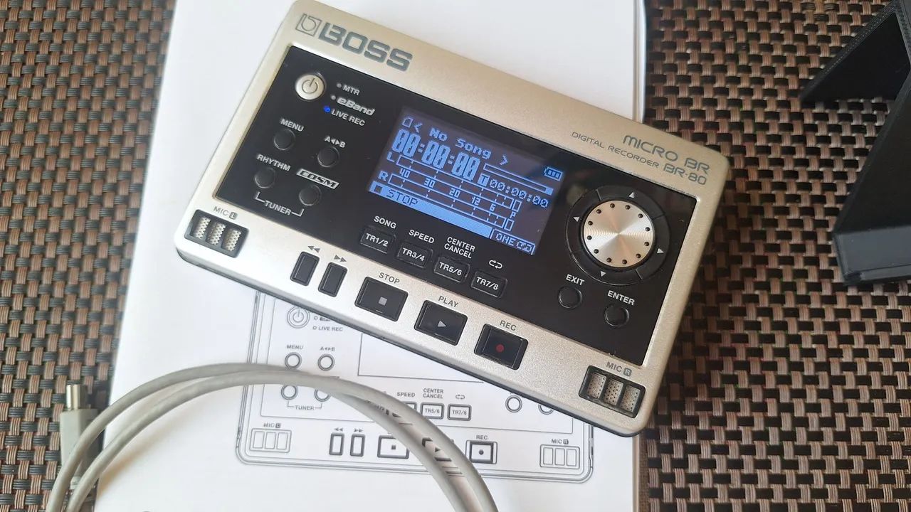 Gravador BOSS Micro BR 80 - Instrumentos musicais - Santa Rita de