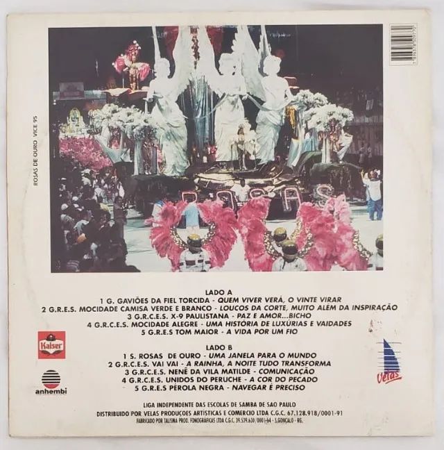 Lp Escolas de samba de São Paulo - 1996 - Foto 3
