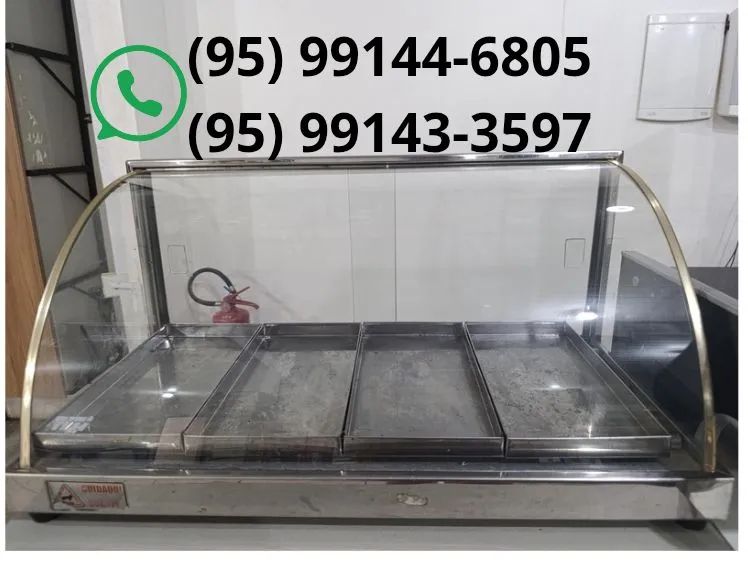 Vitrine Expositora para Salgados 