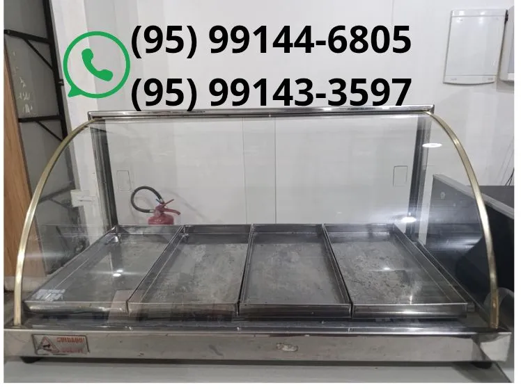 Vitrine Expositora para Salgados 