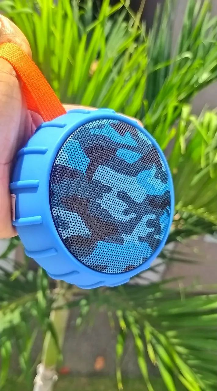 Caixa de Som Bluetooth Portátil Camuflada 8w