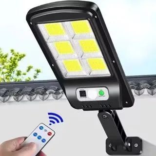 Luminária Solar 30W 6 LEDS Com Sensor de Movimento e Controle - Foto 3