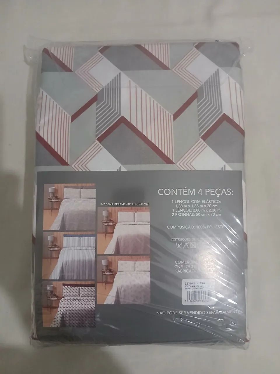 Jogo de lençol Havan novo - Casal 4 peças  - Foto 2