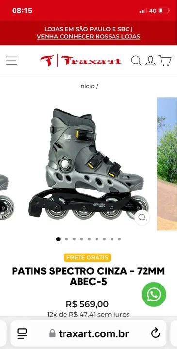 Patins in line Traxart - Foto 3