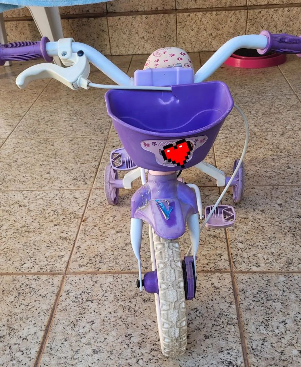 Bicicleta Infantil Rosa e Roxa - Perfeita para Crianças! - Foto 3