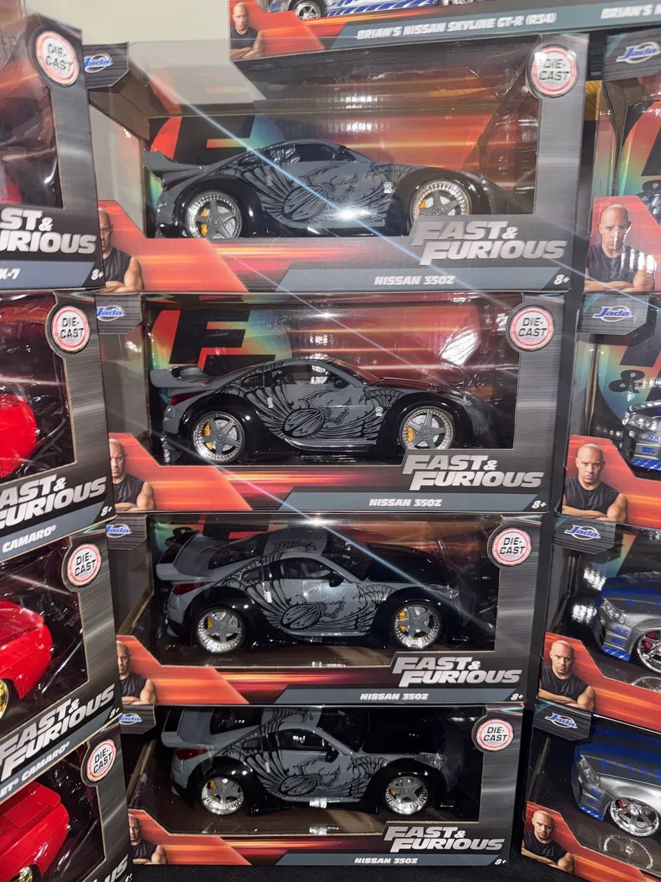 Miniatura Velozes e Furiosos Tokyo - Nissan 350z escala 1/24