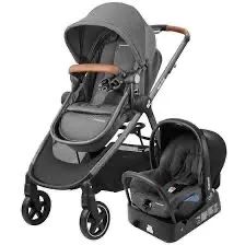 Carrinho de Bebê 3 em 1 - usado - Foto 3