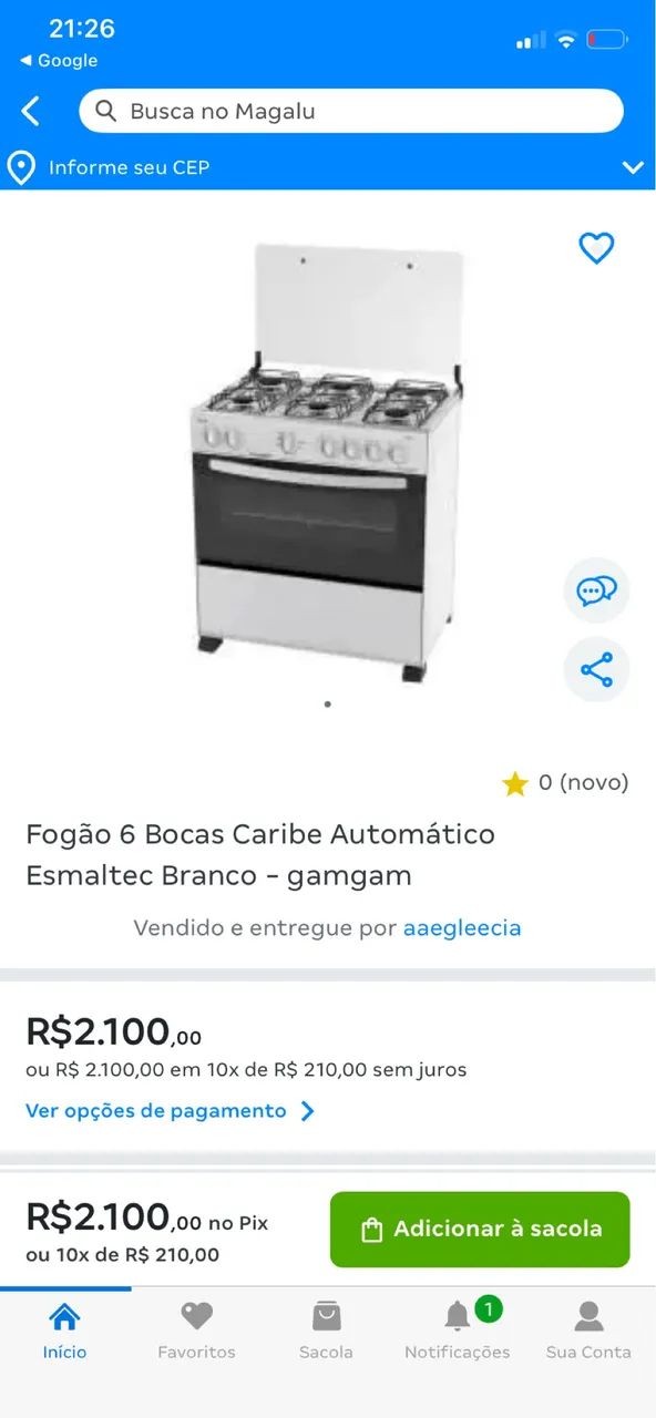 Fogão 6 bocas  - Foto 6