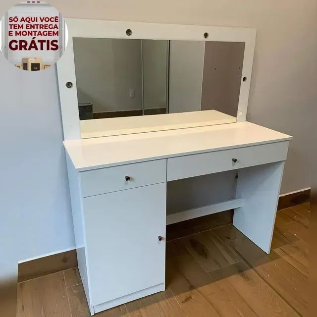Penteadeira Camarim com LED Winter - Entrega e Monta