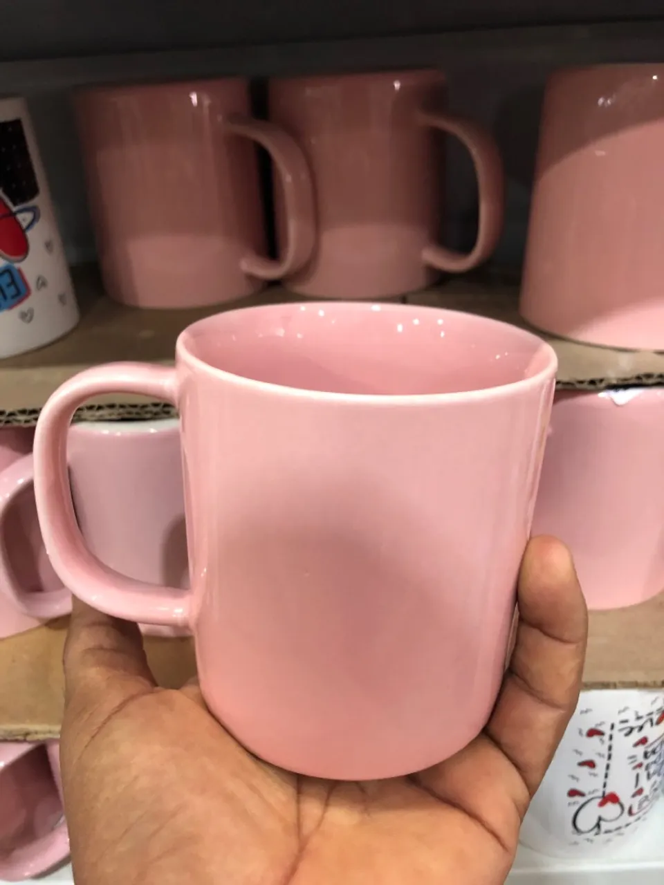 Caneca Rosa - Ideal para Café ou Chá