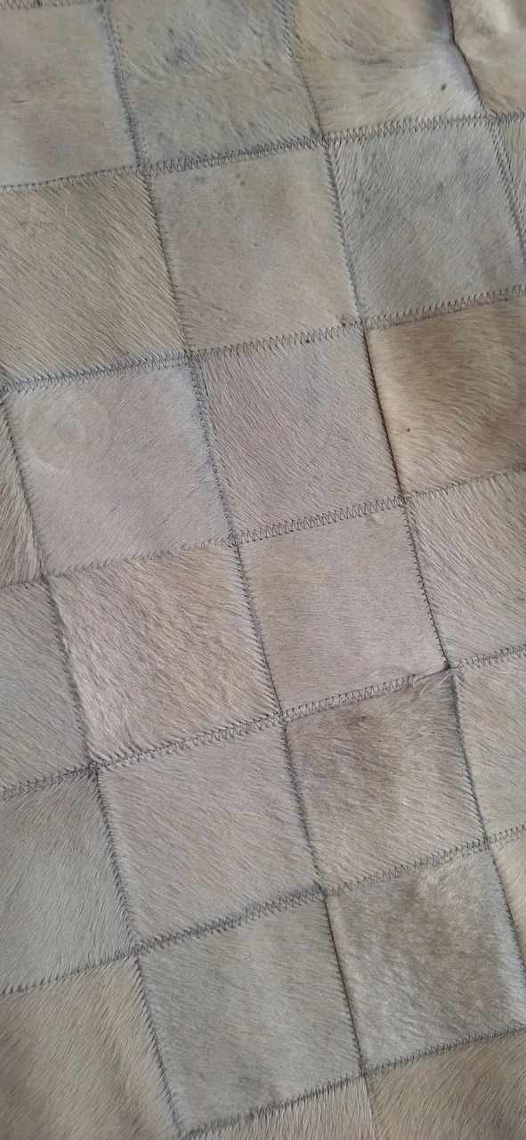 Tapete de couro natural 3x2,5 Barbada