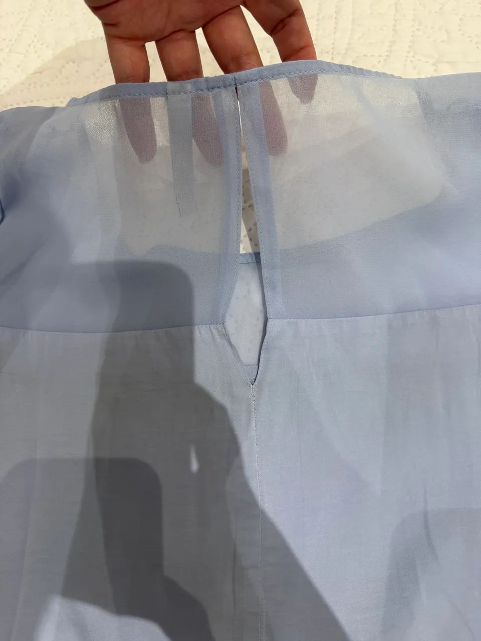 Camisa azul Stradivarius - Foto 3