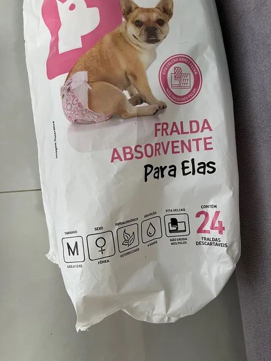 Fralda para pet fêmea Tamanho M - Foto 3