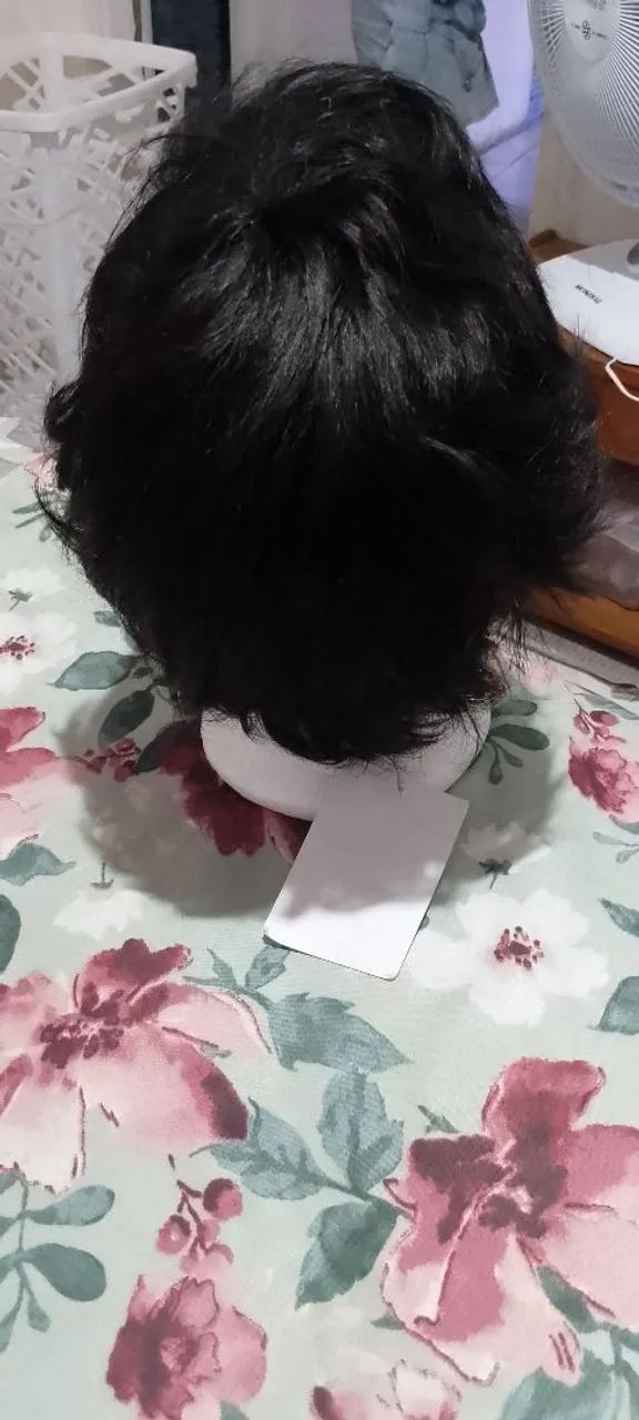 Peruca de cabelo humano curta  - Foto 4
