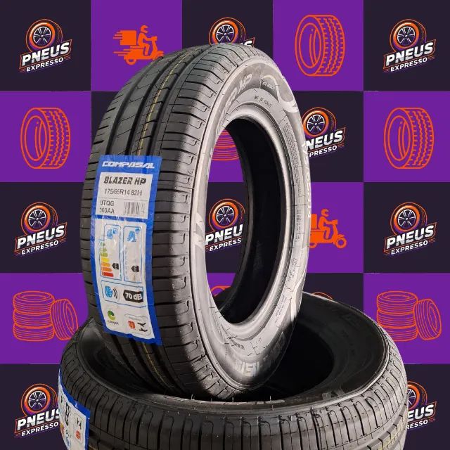 Pneu 175/65 Aro 14 Compasal Novo Original PROMOÇÃO