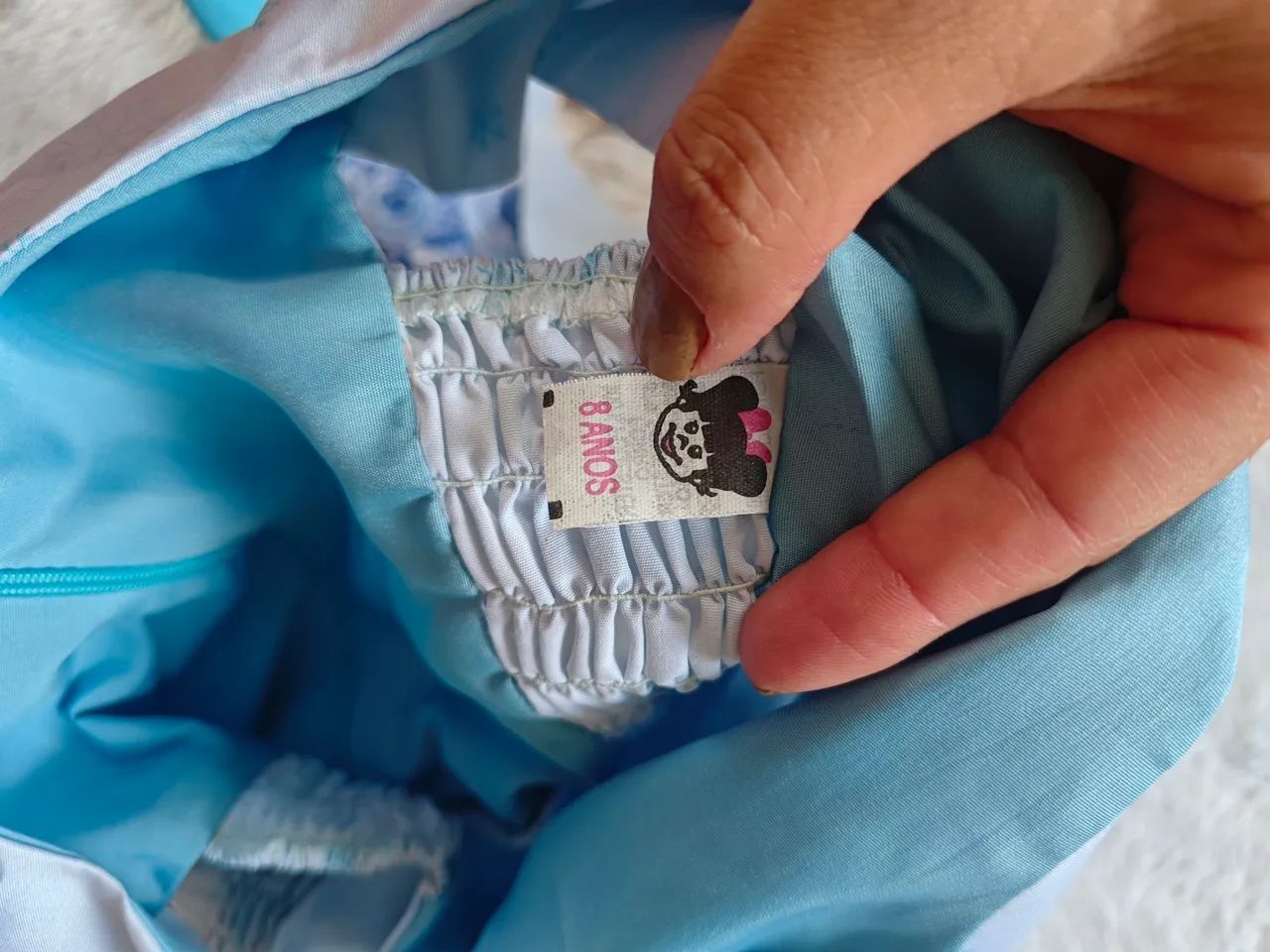 Vestido NOVO Frozen Infantil - Tamanho 8 Anos - Foto 3