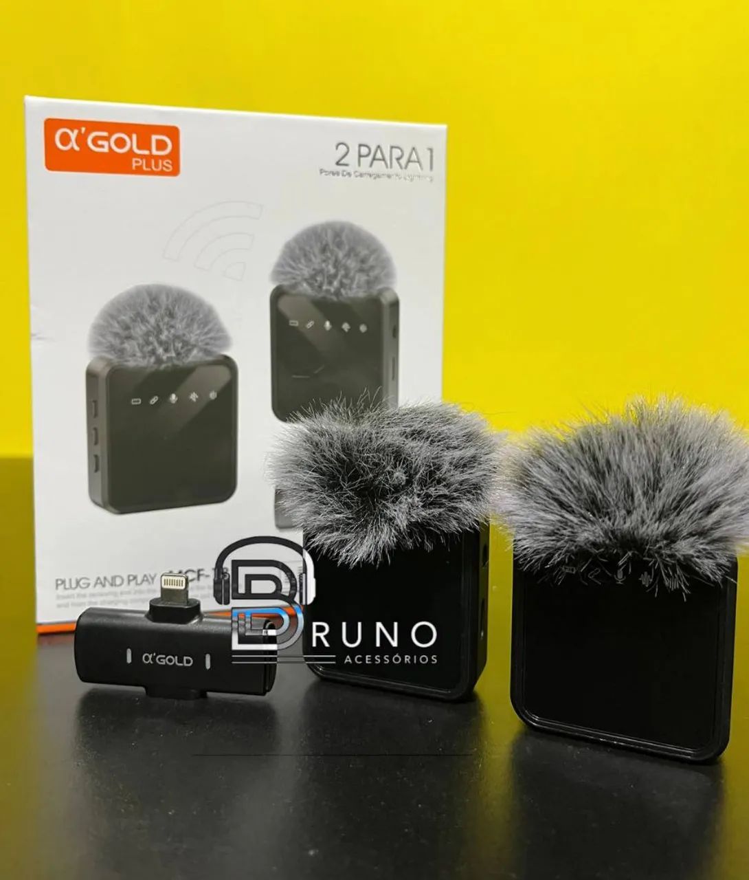 Microfone de Lapela 2 em 1 iPhone e Ipad - Foto 3