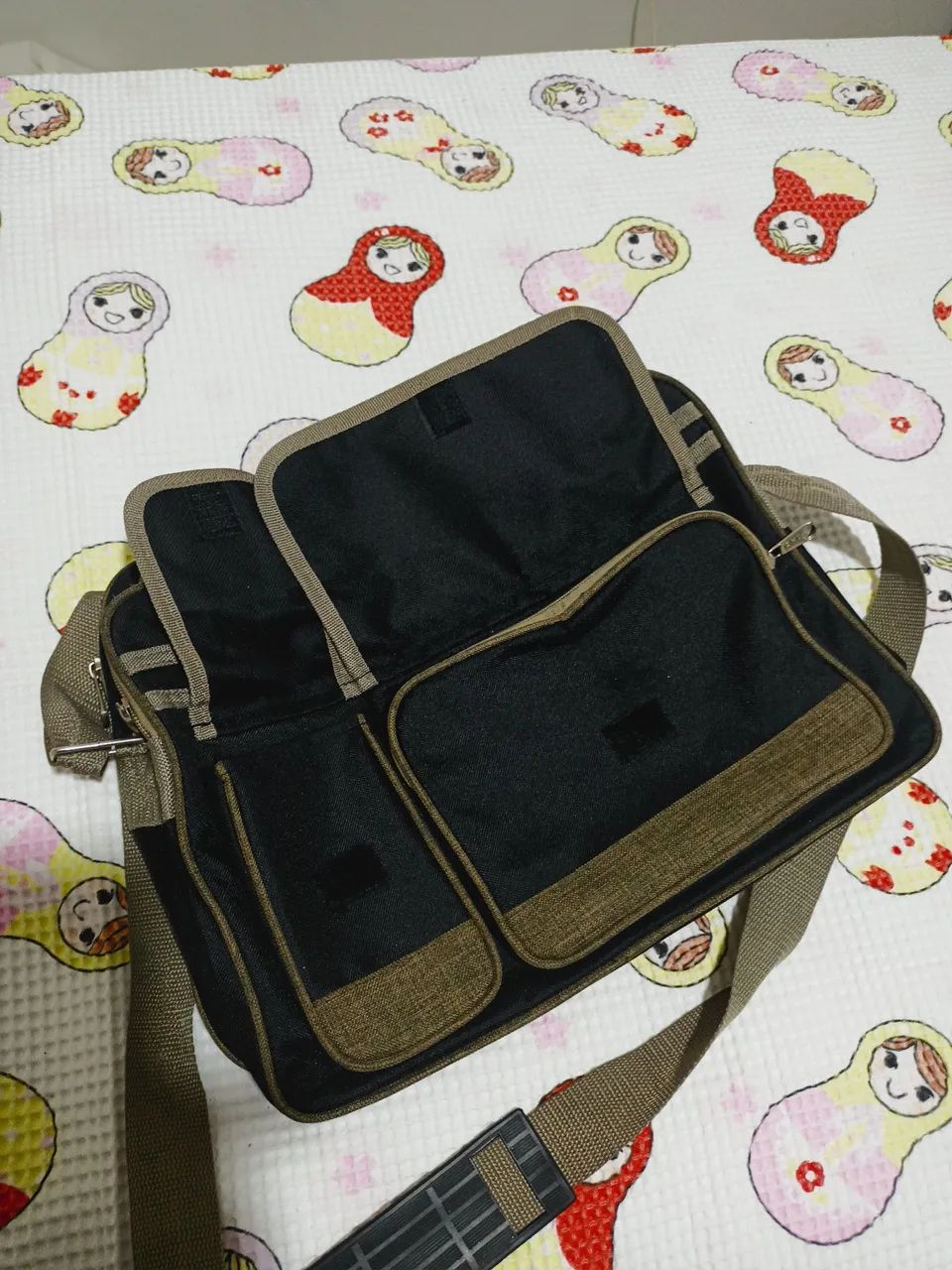 Bolsa de Ombro Preta masculina - Foto 5