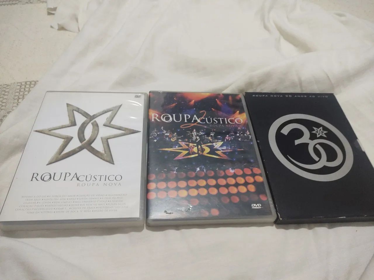 Conjunto DVD Roupa Nova Acústico e 30 Anos ao Vivo