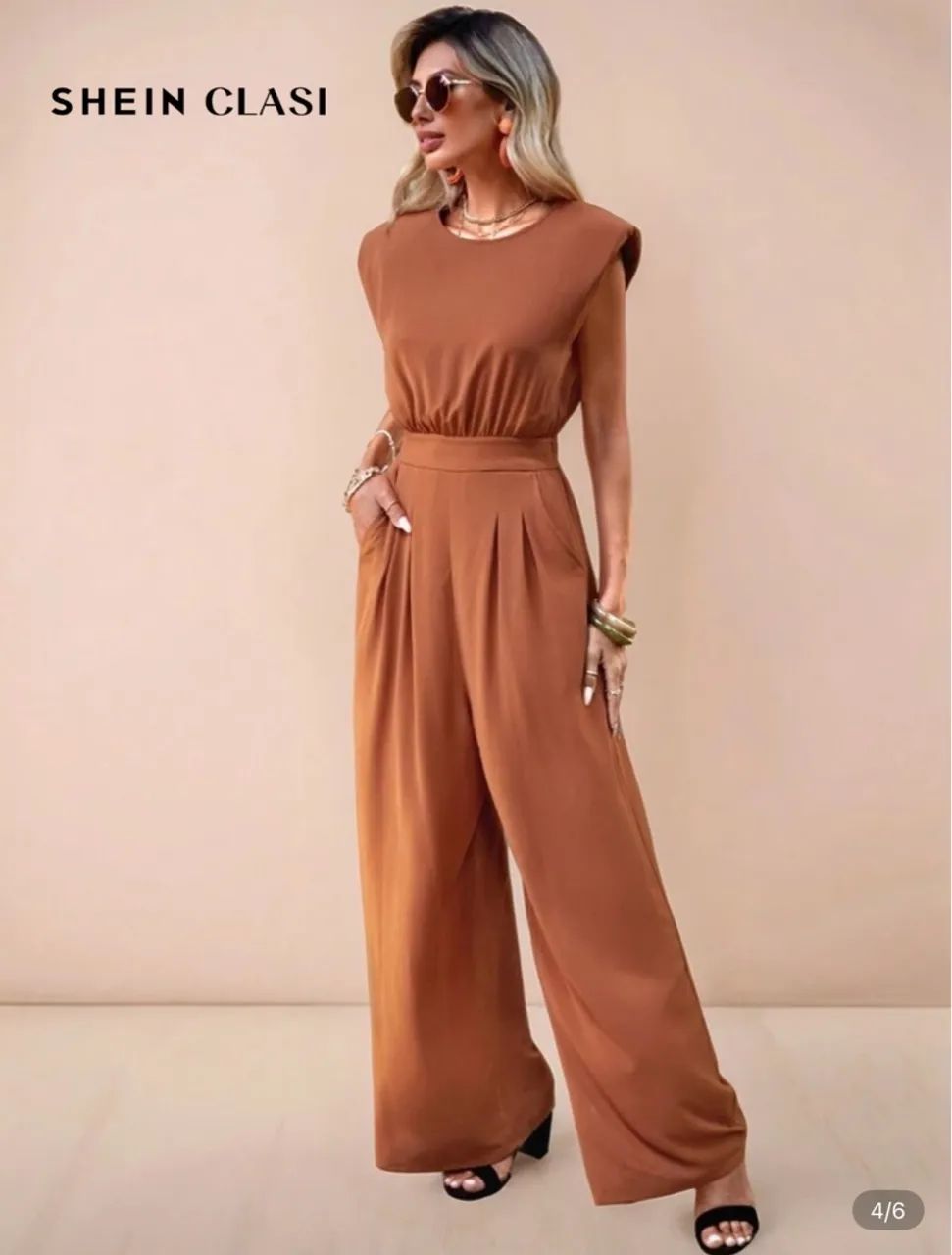 Macacão Feminino Elegante SHEIN