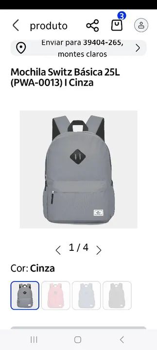 Mochila básica switz - Foto 3