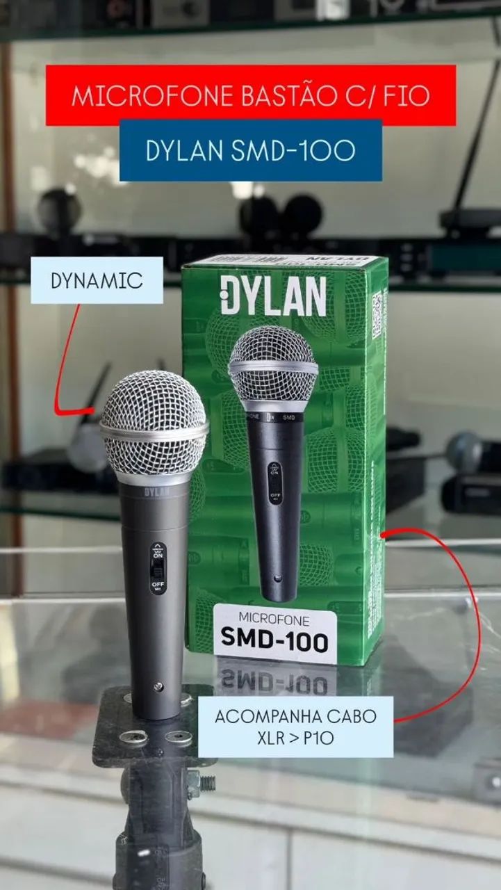 Microfone com fio a partir de R$ 99,00 - Foto 2