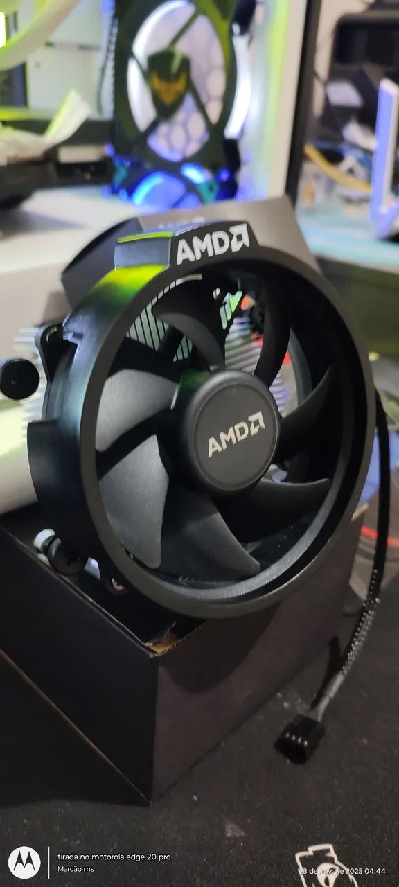 Cooler p/ processador AMD ORIGINAL nunca usado p/ 7 5700x a pasta térmica veio de fabrica  - Foto 4