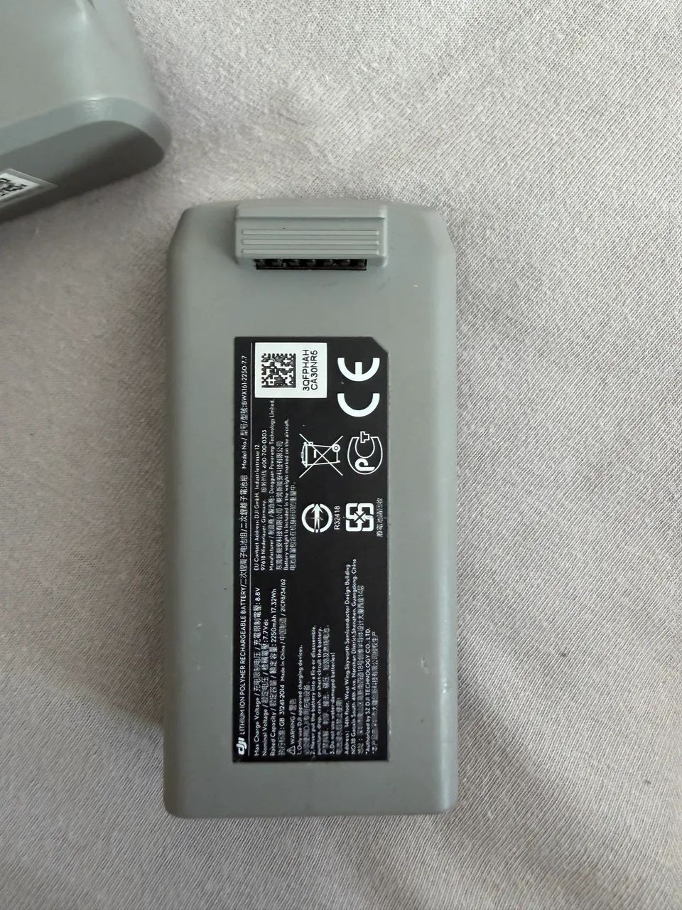 Baterias, controle e estação de carga DJI mini 2