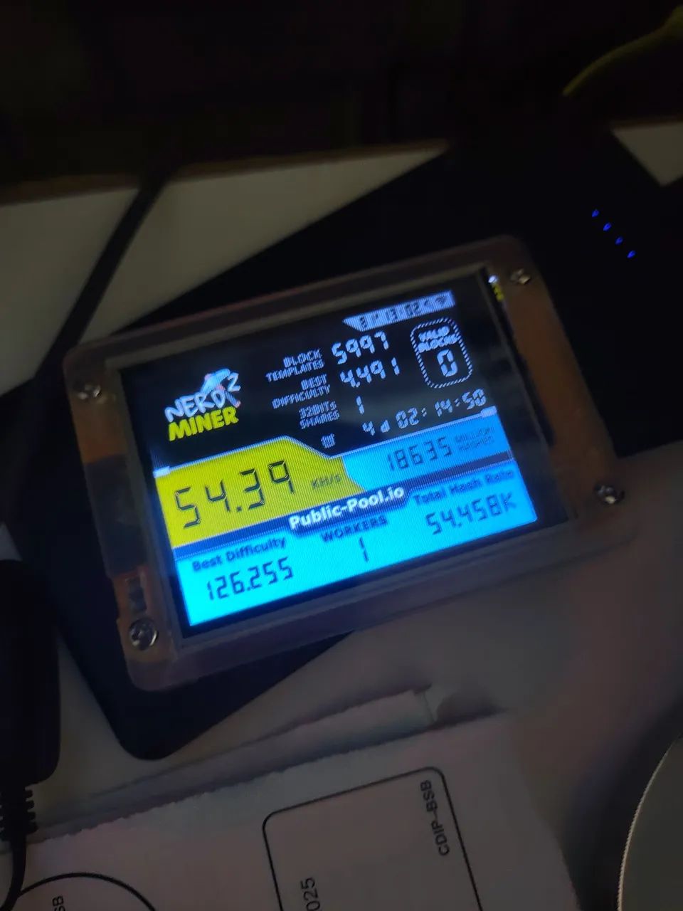 Nerd2 Miner - Monitor de Mineração