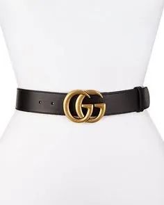 Cinto Gucci GG Marmont Couro Preto - Original - Foto 4