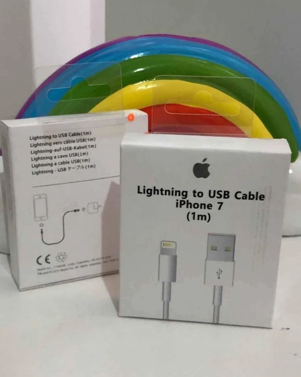 Cabo de iPhone Lightning USB.