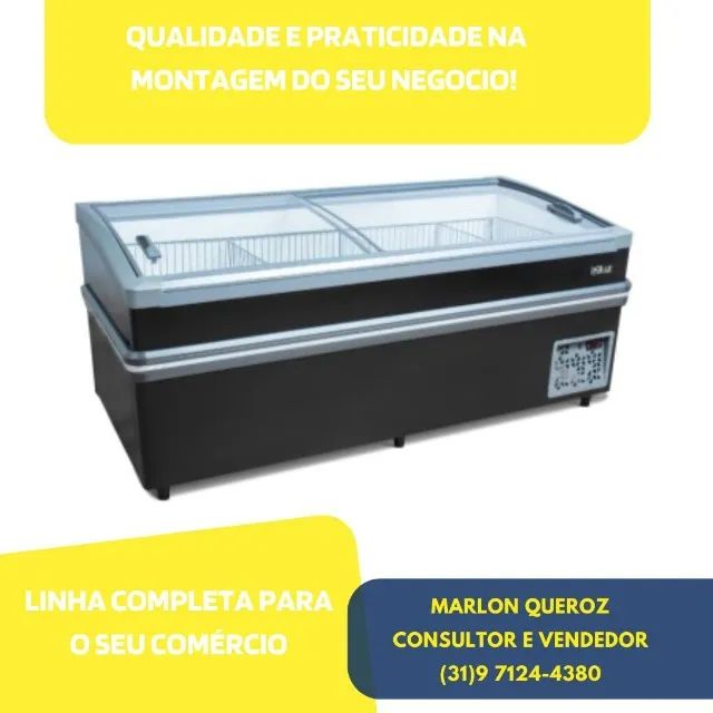 Ilha de Congelados 2,2M Polar Preta