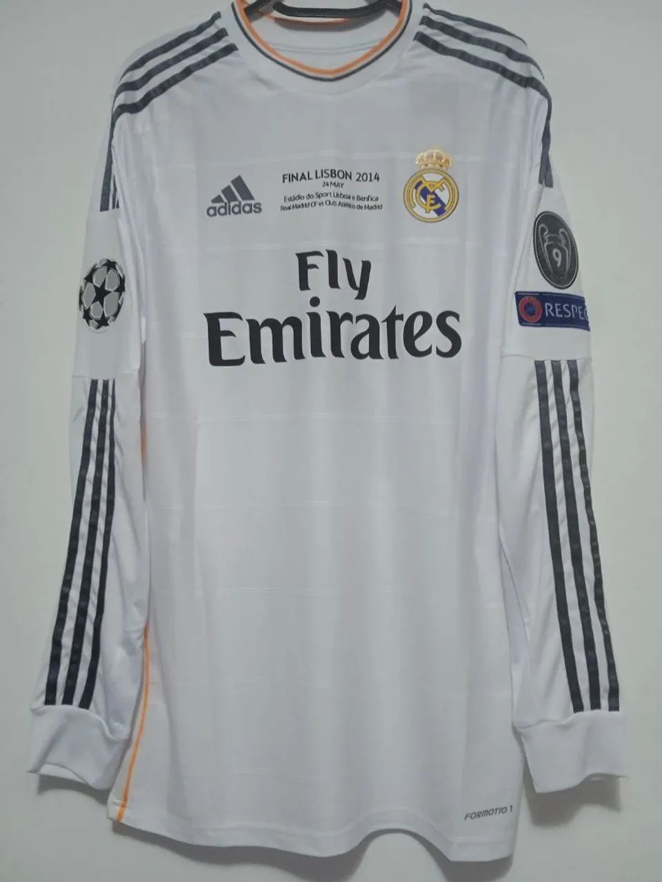Camisa Real Madrid Final Champions 2013 / 2014 #7 Ronaldo Jogo Autografada Certificada - Foto 4