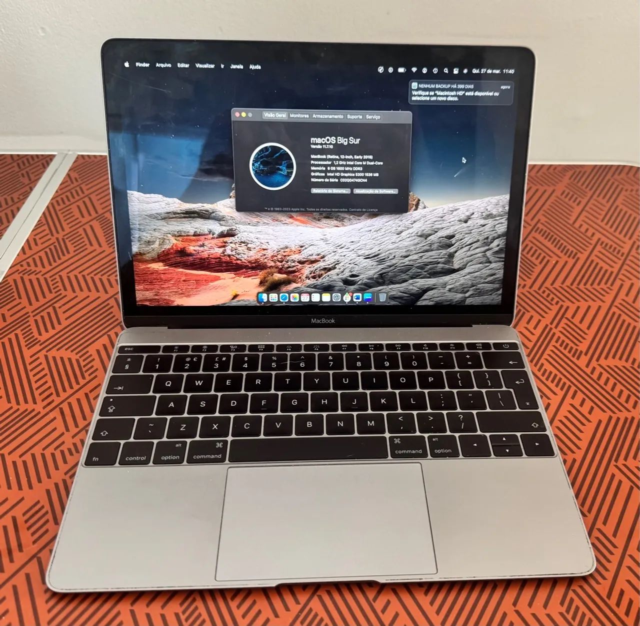 MacBook Retina 8gb RAM 500gb SSD em ótimo estado
