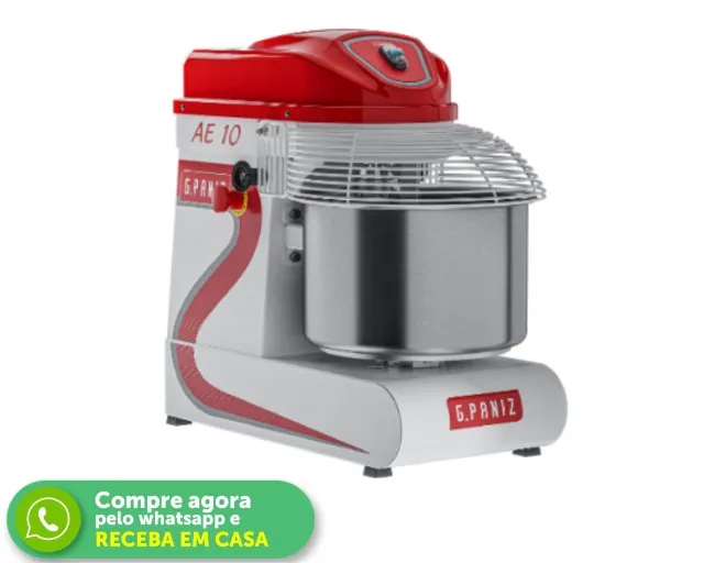 Amassadeira Espiral 10 Kg 1 Velocidade G.Paniz Monofásica 220v