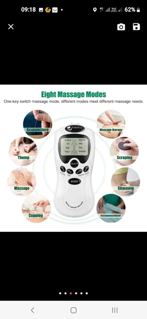 Aparelho de massagem, tens e fisioterapia - Foto 2