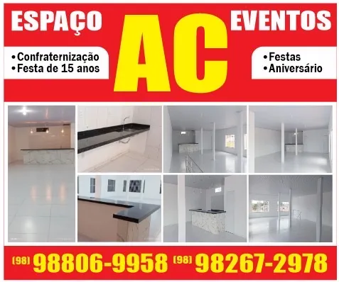 Espaço para alugar para eventos bem espaçoso