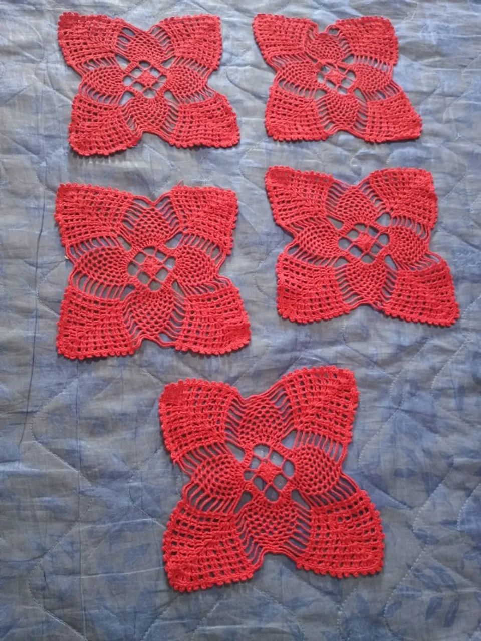 Kits de toalhinhas em crochê 20 peças