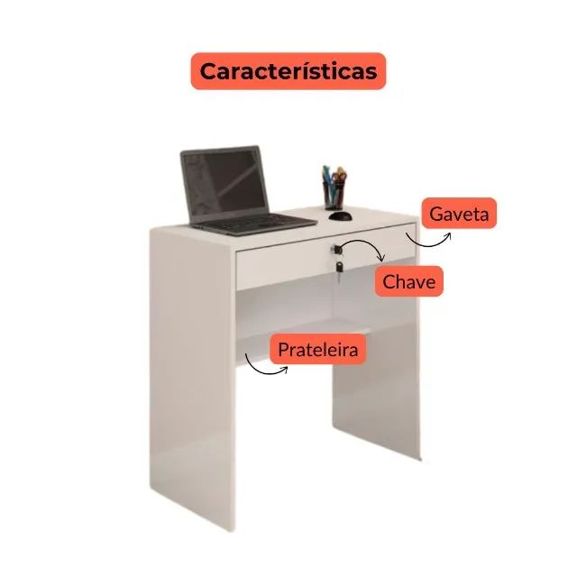 Escrivaninha branca64209950644611123